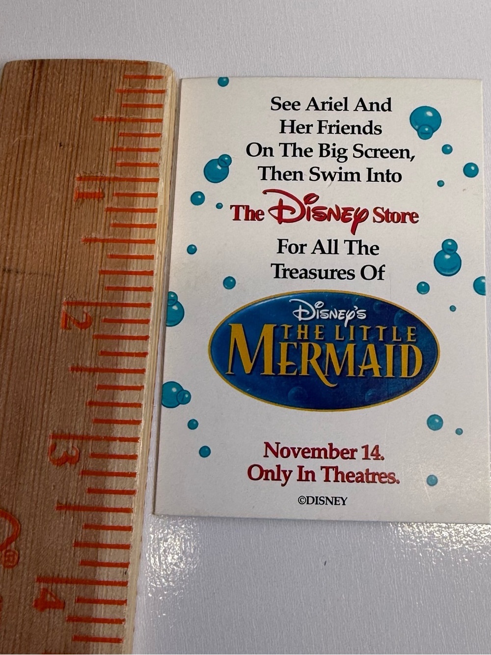 2 DISNEY STORE LITTLE MERMAID MOVIE RELEAS LENTICULAR FLASHER TRADING CARDS 1997 - Picture 5 of 5